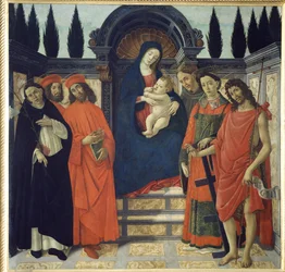 The Virgin and Child with St. John the Baptist, St. Damian and St. Cosmo
